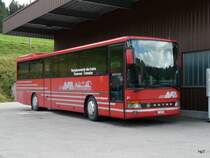 CJ - Setra Nr.21 (ex AFA) BE 26707 vor dem Bus Depot in Tramelan am 05.09.2009