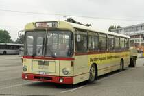 Rheinbahn Museumswagen 9063 beim Tag der offenen T�r im Betriebshof
Benrath 2008.