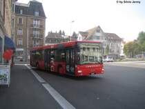 Zimmerbergbus Nr. 37 beim Bhf. W�denswil am 23.9.09. Dieser Wagen wurde als einer von drei MAN NL283 als Occassionsfahrzeug von den VZO �bernommen. Dort waren die Fahrzeuge Exoten und aufgrund ihrer eher geringen Leistung sehr unbeliebt, da kam der Fahrzeugmangel auf der anderen Seite des Z�richsees gerade Recht um diese Dinger los zu werden...