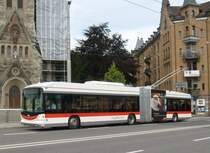 VBSG - Hess-Swisstrolleybus 183 auf der St. Leonhard-Br�cke am 10.6.2009