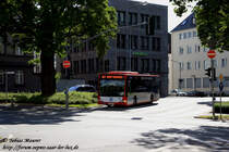 07.06.2009: Wagen 76 der Stadtwerke Trier, SWT. Der Citaro II bedient die Linie 82 zum Hauptbahnhof und stammt aus der letzten Lieferserie der EEV Fahrzeuge.