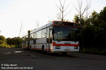 07.06.2009: Einer der O 405 G der Firma Zarth steht abgestellt in einem Industriegebiet in St. Wendel. Der Wagen ist als WND-ZA 101 zugelassen und wird im Auftrag der Saar-Pfalz-Bus im Schlerverkehr eingesetzt.