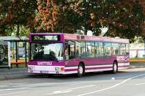 Wettels WES JA 73 mit der Linie 921 nach Duisburg HBF.
Moers BF September 2008