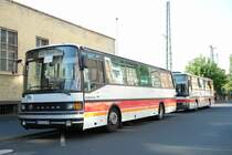 VRL  EMS SZ 80 vor dem HBF Mainz mit der Linie 652.
September 2007