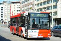 TraffiQ (F VU 6004) am Frankfurt HBF mit der Linie 46 Offenbach Kaiserlei.
Juni 2006