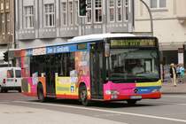 Vestische 2139 am ZOB Bottrop mit der Linie 266.
Werbung: Volksbank
Mai 2009