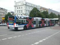 Van Hool AGG 300 auf der Linie 5 am Hauptbahnhof/ZOB.