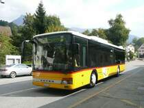 PostAuto Region Ostschweiz: Setra S 315 NF SG 284'017, am 2. Oktober 2009 beim Bahnhof Nesslau-Neu St. Johann in 9650 Nesslau