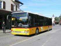 PostAuto Region Ostschweiz: Setra S 315 NF SG 284'015, am 3. Oktober 2009 beim Bahnhof Nesslau-Neu St. Johann in 9650 Nesslau