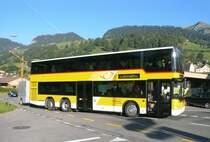 PostAuto Region Ostschweiz: Neoplan N 4426 SG 273'224, mit Wappen  Wildhaus , am 30. September 2009 bei der Post 9657 Unterwasser