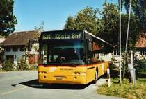 Engeloch, Riggisberg Nr. 4/BE 520'405 Neoplan (ex Nr. 12) am 30. August 2009 Riggisberg, Garage
