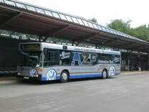 Mercedes-Benz O 405 N (Niederflur-Stadtversion) auf der Linie 1 nach Krusau in D�nemark am ZOB.