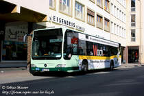 28.09.2008: Wagen 267 der NVG pr�sentiert sich in der Lindenallee. Er ist einer der Citaro Facelift, die sich vor der SaarVV Front  dr�cken  konnten.