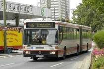 EVAG 3764 am HBF Essen Nordausgang mit der Linie 146 nach Kray-Leithe Wackenberg.