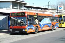 EVAG 3140 mit der Linie 184 am Steele S.
Werbung: Assindia Mineralwasser