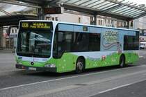 M�Bus 0806 am ZOB M�nchengladbach auf den Weg nach Windberg mit der Linie 008.
17.10.2009