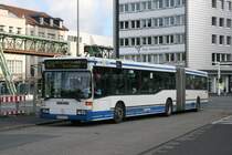 WSW 9767 mit der Linie 620 nach RS L�ttringhausen am HBF Wuppertal.
18.10.2009