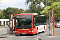BVR  D BV 721 am ZOB Dormagen.
Der Wagen wird auf der Linie 886 nach Rheinfeld fahren.