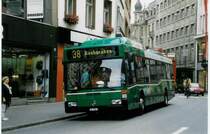 Aus dem Archiv: BVB Basel Nr. 805/BS 2805 Mercedes O 405N am 9. Juli 1998 Basel, Schiffl�nde