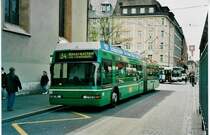 Aus dem Archiv: BVB Basel Nr. 931 Neoplan Gelenktrolleybus am 26. April 1999 Basel, Claraplatz