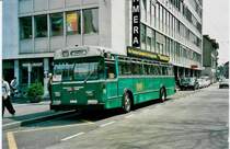 Aus dem Archiv: BVB Basel Nr. 70/BS 1970 FBW/FHS am 26. April 1999 Basel, Claraplatz