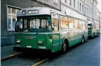 Aus dem Archiv: BVB Basel Nr. 73/BS 1973 FBW/FHS am 1. November 1999 Basel, Claragraben