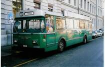 Aus dem Archiv: BVB Basel Nr. 75/BS 1975 FBW/FHS am 1. November 1999 Basel, Claragraben