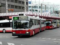 Winterthur - Mercedes O 405 GTZ Trolleybus Nr.150 unterwegs auf der Linie 3 am 11.10.2009