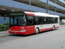 Winterthur - Solaris Bus Nr.293 ZH 730293 am warten auf Arbeit am 11.10.2009