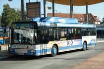 SW R�sselsheim  GG SW 167 zum Klinikum Eichengrund Bhf am HBF R�sselsheim. 
Werbung: Gase Center