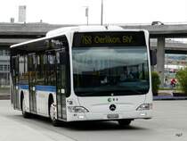VBG - Mercedes Citaro Nr.57  ZH 634608 unterwegs auf der Linie 768 bei den Haltestellen vor dem Fulghafen Z�rich am 11.10.2009
