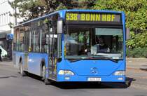 Mercedes Linie 538 kurz vor`m HBf Bonn - 13.10.2009