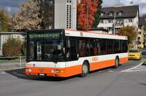 RBS, Worblaufen Nr. 9/BE 535'309 MAN am 5. November 2009 beim Burgernziel.