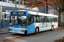 E MM 691 (Ex SW M�nster) vor dem Hauptbad in Essen.
28.10.2009