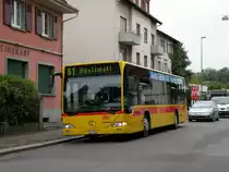 BLT Bus mit der Betriebsnummer 37 bedient die Haltestelle Neuweilerstrasse. die Aufnahme stammt vom 08.06.2009.