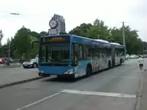Mercedes-Benz O 530 II (Citaro Facelift) auf der Linie 5 nach Hauptbahnhof/ZOB am U-Bahnhof Stephansplatz.