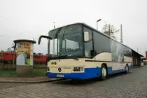 LOS P 40 als Schienenersatzverkehr RE 11 zwischen Eisenh�ttenstadt und guben am 28.10.09 am Bahnhof Guben