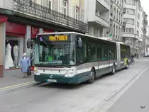 CTS Strasbourg - Irisbus Nr.322  490 BEM 67 unterwegs auf der Linie 6 in der Stadt Strassburg am 31.10.2009