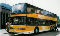 Aus dem Archiv: PTT Regie P 27'811 Neoplan am 13. Juli 1998 Bellinzona, Bahnhof