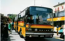 Aus dem Archiv: PTT Regie P 25'054 Setra am 13. Juli 1998 Bellinzona, Bahnhof