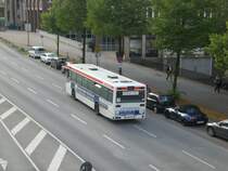 Mercedes-Benz O 405 N� auf der Linie 37 nach Schenefelder Platz am U-Bahnhof R�dingsmarkt.