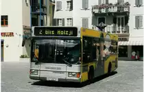 Aus dem Archiv: PTT Regie P 23'027 Neoplan am 14. Juli 1998 Brig, Bahnhof (Ortsbus Brig)