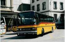 Aus dem Archiv: PTT Regie P 25'103 Setra am 14. Juli 1998 Brig, Bahnhof