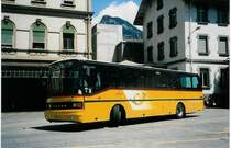 Aus dem Archiv: PTT Regie P 25'065 Setra am 14. Juli 1998 Brig, Bahnhof