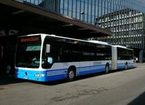 Citaro 291 von WilMobil beim St. Galler Hauptbahnhof
als Bahnersatz w�hrend der Streckensperrung SG St. Fiden-
Goldach am 24.10.09