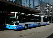 Citaro 291 von WilMobil beim St. Galler Hauptbahnhof
als Bahnersatz w�hrend der Streckensperrung SG St. Fiden-
Goldach am 24.10.09