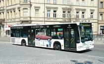 Infra F�rth (F� CT 336) mit Werbung f�r Mercedes Benz.
Aufgenommen vor den HBF F�rth.
M�rz 2006