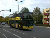 MAN Lion's City DD (Doppelstock) auf der Linie X11 nach S-Bahnhof Schneweide an der Haltestelle Marienfelde Weskammstrae.