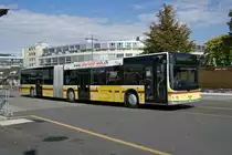 STI Bus BE 700121 mit der Betriebsnummer 121 auf einer Dienstfahrt am Bahnhof Thun. Die Aufnahme stammt vom 01.10.2008.