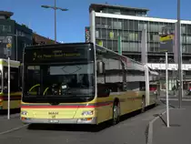 STI Bus BE 700122 auf der Linie 1 am Bahnhof Thun. Die Aufnahme stammt vom 05.11.2009.